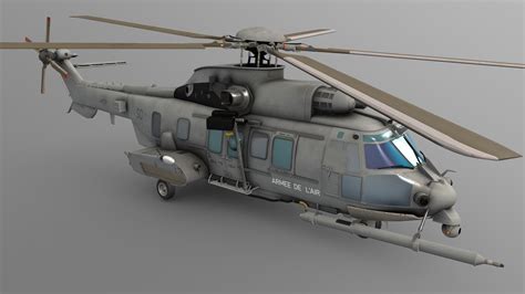 Airbus Helicopters H M Caracal Buy Royalty Free D Model By Cuic