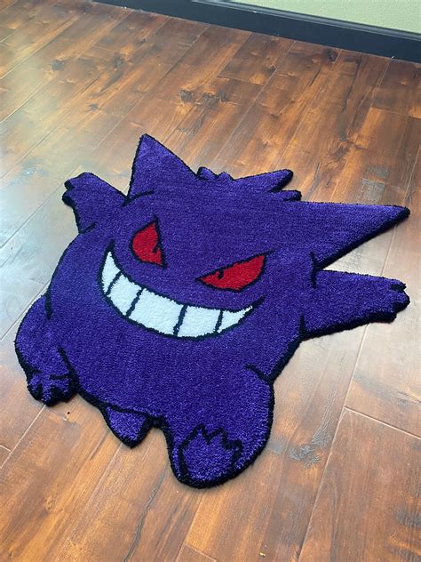 Custom Handmade Gengar Rug Etsy