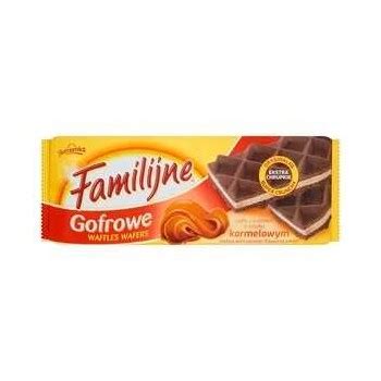 WAFLE JUTRZENKA FAMILIJNE GOFROWE KARMEL 140G COLIAN