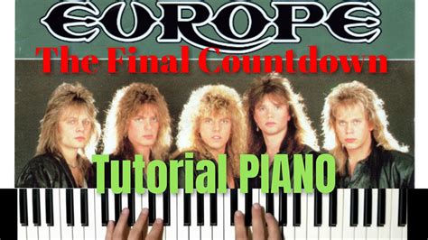 Como Tocar The Final Countdown Europe Piano Tutorial Youtube