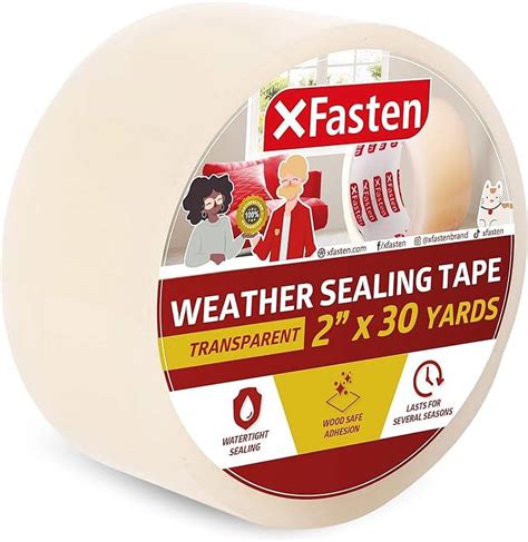 Transparent Door and Window Weather Stripping Tape, 2”x30yds Window ...