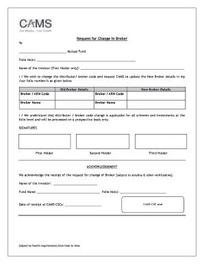 Cams Common Transaction Form Fill Online Printable Fillable Blank