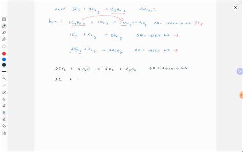 Calculate Î”hrxn For The Following Reaction 3cs 4h2g â† C3h8l