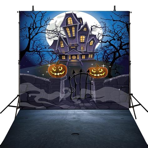 halloween photo booth backdrop Halloween Pumpkin 8x10 backdrop for ...