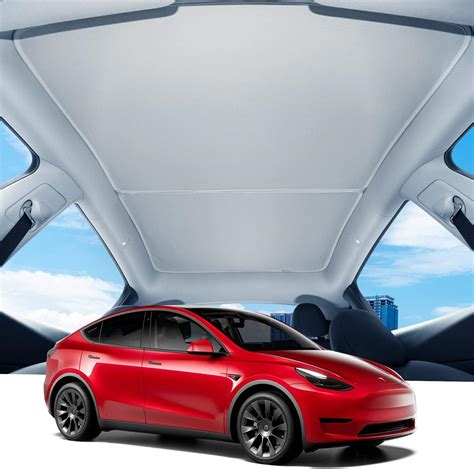 Amazon Overcheuk Tesla Model Y Sunshade Retractable Sun Shade