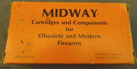 Original Box of Midway 9MM Japanese Revolver Ammo