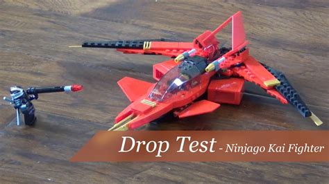 Drop Test Lego Ninjago Kai Fighter Set Youtube