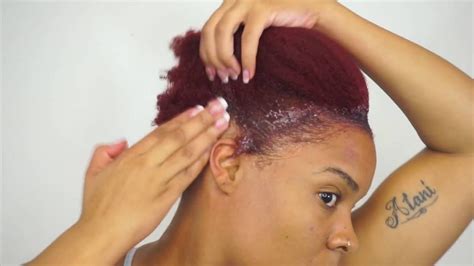 Coloring My Natural Hair Adore Red Cherry Youtube