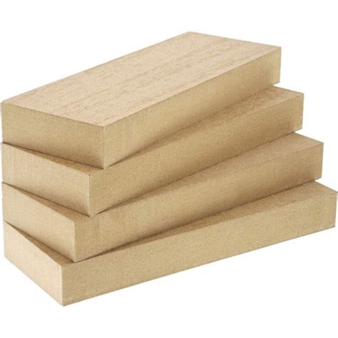 Unfinished Wood Rectangles For Crafts 1 Inch Thick 3 X 8 In 4 Pack