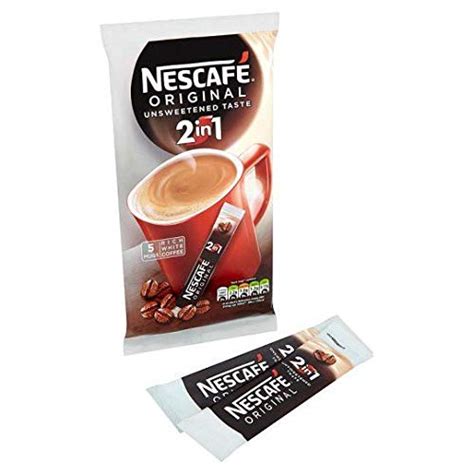 Buy Nescafe 2 in 1 Coffee & Creamer SUGAR FREE instant coffee sachets ...