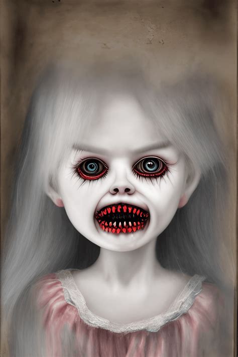 The Possessed Doll Paint A Frightening Possessed Doll With Malevolent