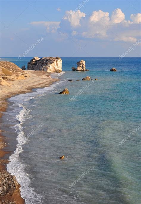 Aphrodite Rock beach, Cyprus — Stock Photo © AndrCGS #2671439