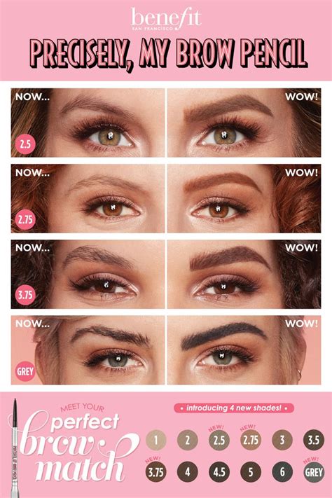 Precisely My Brow Pencil Waterproof Eyebrow Definer Benefit Cosmetics Sephora In 2020