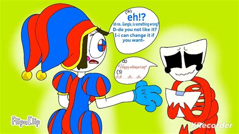 Pomni Fixes Gangles Comedy Mask A Amazing Digital Circus Fan Comic