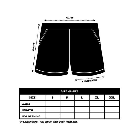 Short Pants Size Chart, sweat Shorts fashion flat template, Sportswear ...