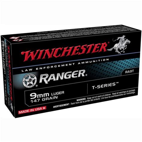 Winchester Ranger Le Mm Luger Grain T Series Jacketed Hollow Point