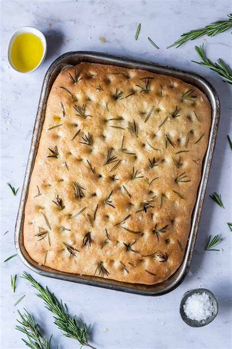 Sea Salt Rosemary Focaccia Domestic Gothess