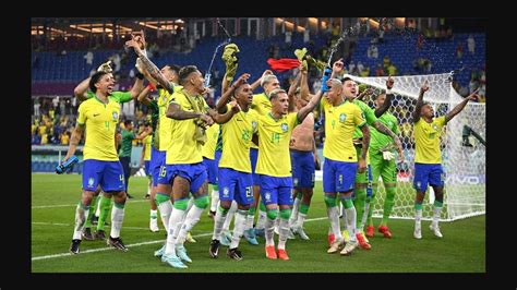 Brasil celebra clasificación en Catar