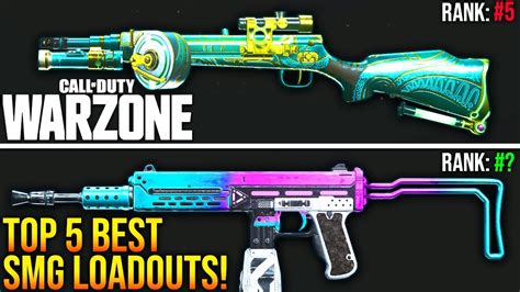 Warzone New Top 5 Best Smg Loadouts After Update Warzone Meta