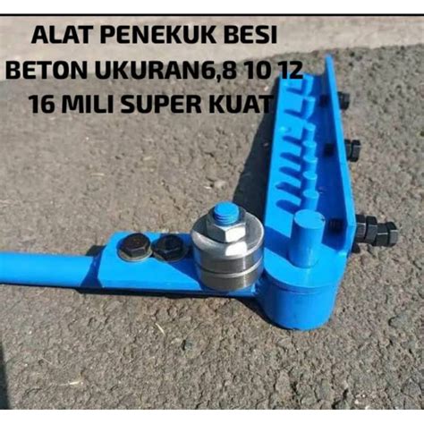 Jual Alat Penekuk Besi Beton Ukuran Mili Super Kuat