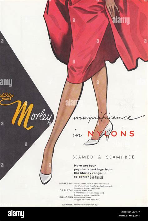 Nylon Stockings Advertisement Immagini E Fotografie Stock Ad Alta