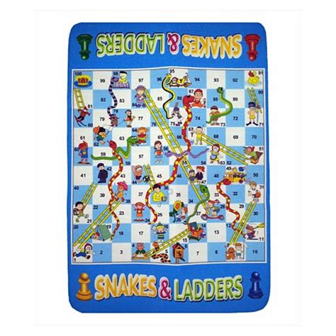 Giant Snakes And Ladders 2 In 1 Puzzle Play Mat Hobbies And Toys Toys