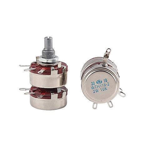 1PCS WTH118 2L 1A 2W Triple Single Turn Carbon Film Potentiometer Wth