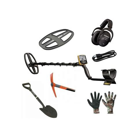 Garrett Metal Detector Ace Apex Piastra Viper Cuffie Tools Pack