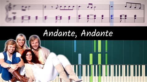 How To Play Andante Andante By Abba Accurate Piano Tutorial Youtube