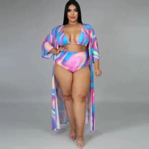 Q New Design Women Hot Style Spring Sexy Loose Large Size Swimsuit Milk Silk Print Swimsuit