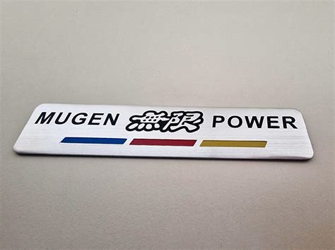 Mugen Power Honda 3D Metal Badge Logo Emblem Sticker Graphic Decal - Etsy