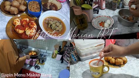 Aktifitas Harian Irt Di Rumah Kontrakan Sederhana Masak Menu Makan