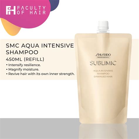 Shiseido Sublimic Aqua Intensive Shampoo Refill Pack Ml Shopee