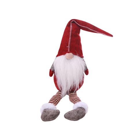 Verpetridure Red Christmas Gnome Figurine Christmas Gnomes Plush Decor