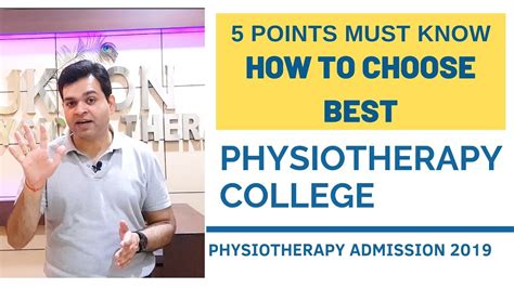 Physiotherapy Course 5 Points How To Choose Physiotherapy College