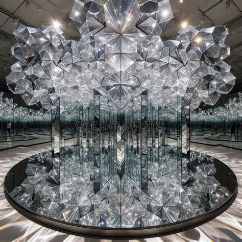 158 96. Reflective Prism Mirage_ a Mirage Sculpture Made Fro Re Stock ...