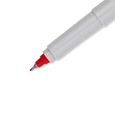 Sharpie 37002 Permanent Markers Ultra Fine Point Red 12 Count