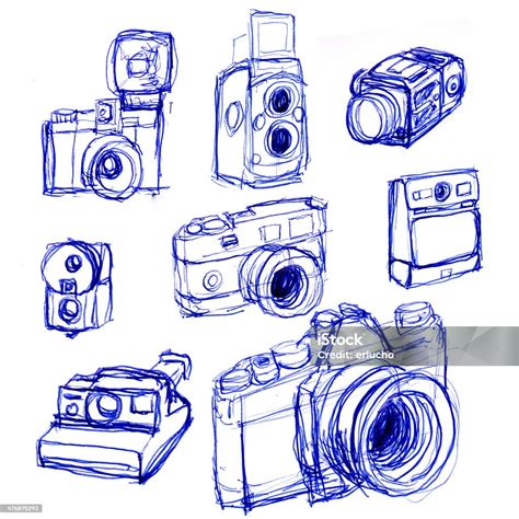 Kamera Sketsa Foto Stok - Unduh Gambar Sekarang - Kamera, Gambar ...