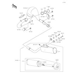 Echappement Pour Kx Kx Alf Vert Europe Esprit Kawasaki La