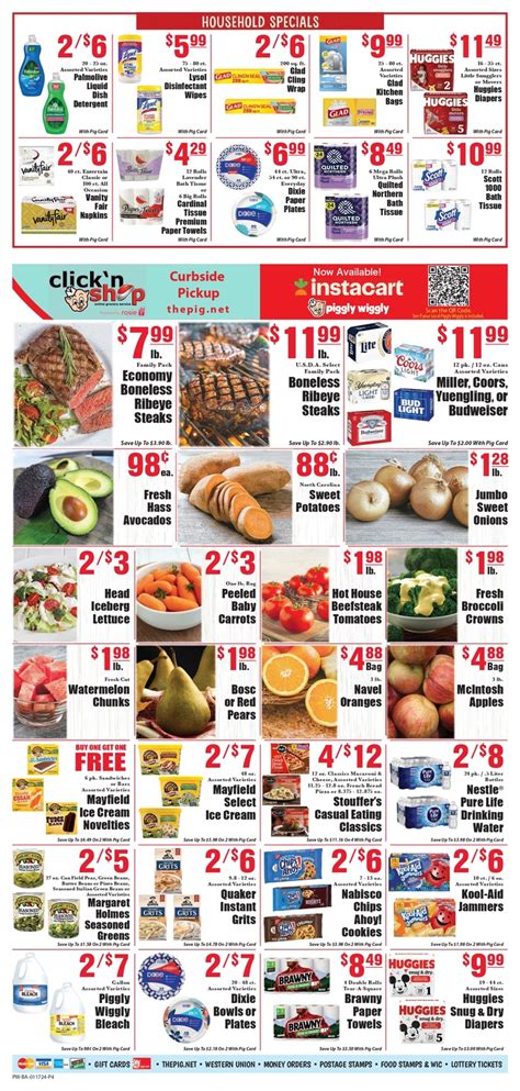 Print Weekly Specials Piggly Wiggly Lamar Piggly Wiggly 100