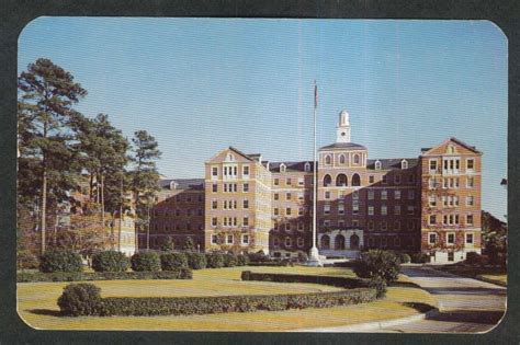 Veterans Hospital Fayetteville NC postcard 1950s