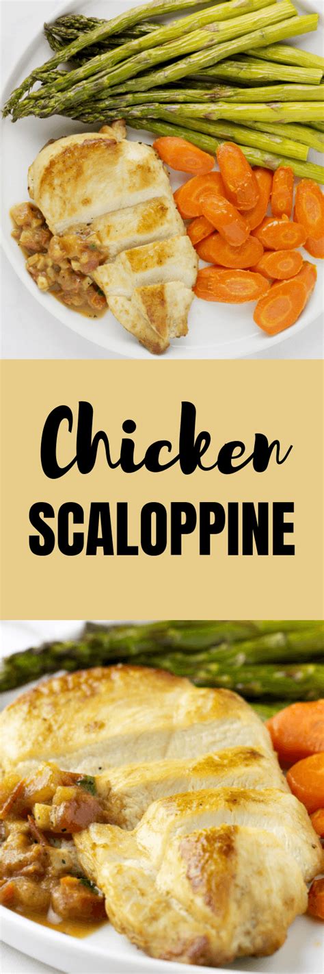 Chicken Scaloppine Recipe [Simple Step By Step Cooking]