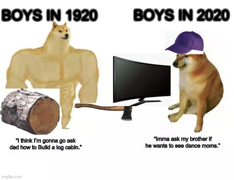 Buff Doge Vs Cheems Template