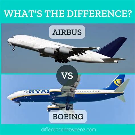 Difference Between Airbus And Boeing Difference Betweenz