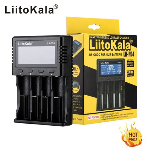 Liitokala Lii Pd4 Lii Pl4 S1 S2 S4 Carregador De Bateria De Lítio Nimh