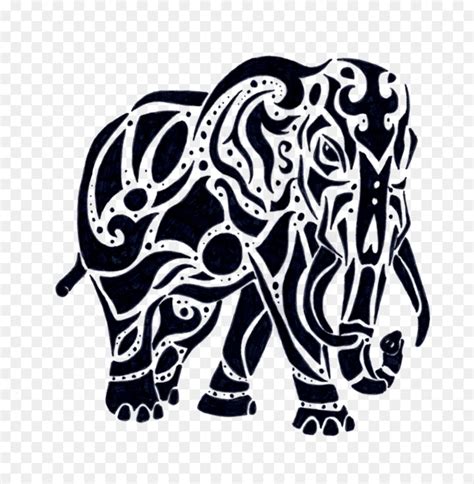 Free 305 Tribal Elephant Svg Svg Png Eps Dxf File