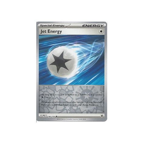 Pokemon Trading Card Game Jet Energy Reverse Holo Sv