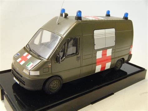 GIOCHER ITALY FIAT DUCATO AMBULANCE ESERCITO ITALIANO Toy