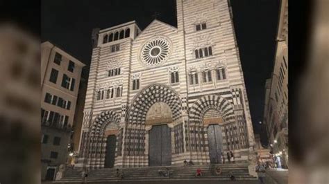 Genova Inugurata La Nuova Illuminazione Della Cattedrale Di S Lorenzo