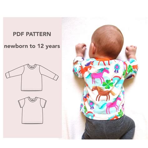 Make A Newborn Baby Tee Baby Sewing Patterns Baby Sewing Patterns